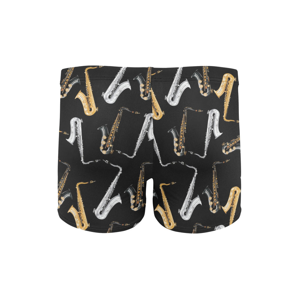 saxophone design pattern Men's Swimming Trunks