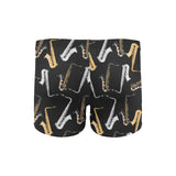 saxophone design pattern Men's Swimming Trunks