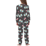 Camera Pattern Print Design 04 Kids' Boys' Girls' All Over Print Pajama Set