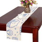 Cute sushi icon pattern Table Runner