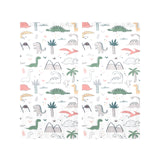 Cute cartoon dinosaurs tree pattern Gauze Curtain