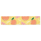 Grapefruit yellow background Table Runner
