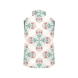 Square floral indian flower pattern Men's Padded Vest