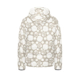 Scallop shell pattern Kids' Boys' Girls' Padded Hooded Jacket