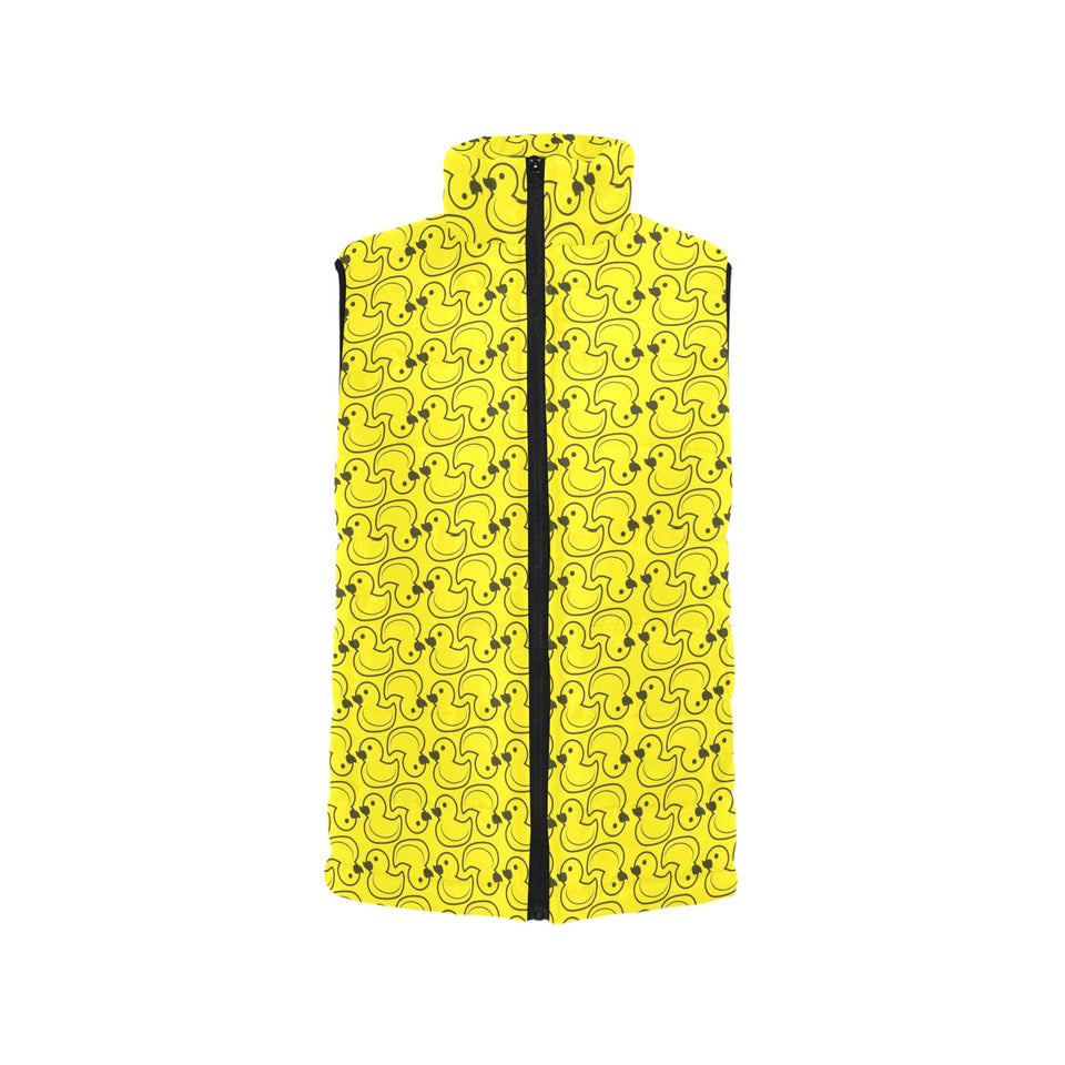 Duck Pattern Print Design 02 Men's Padded Vest