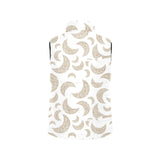 Cool gold moon abstract pattern Men's Padded Vest