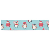 Cute penguin christmas design pattern Table Runner