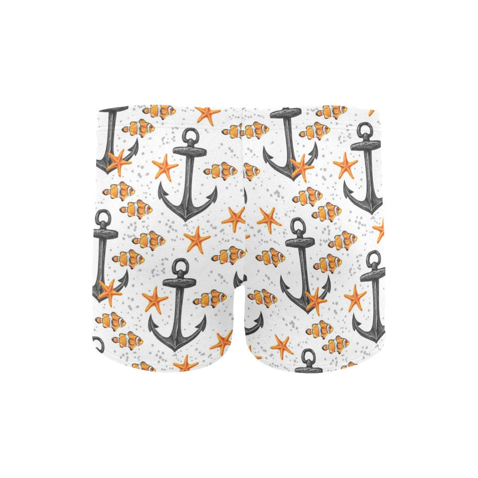 Clown Fish Pattern Print Design 02 Men's Swimming Trunks