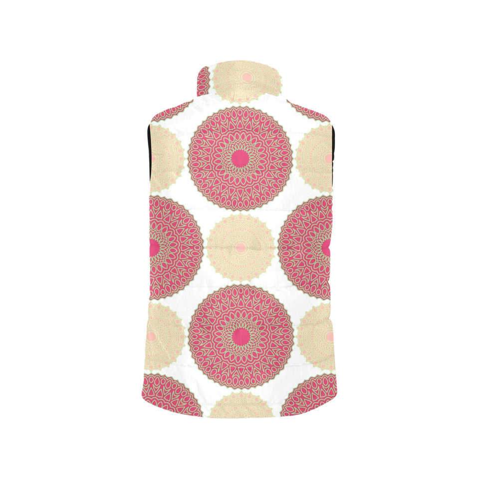 Circle indian pattern Men's Padded Vest