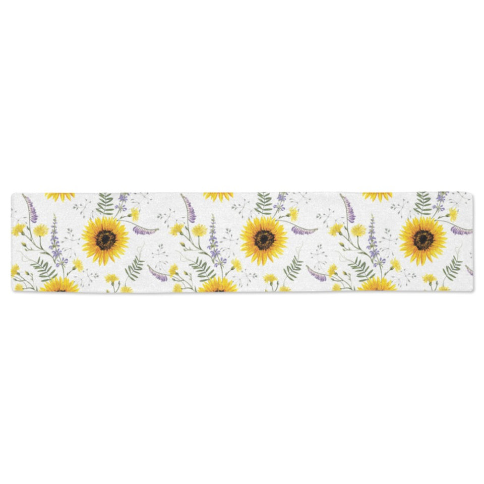 beautiful sunflowers pattern Table Runner
