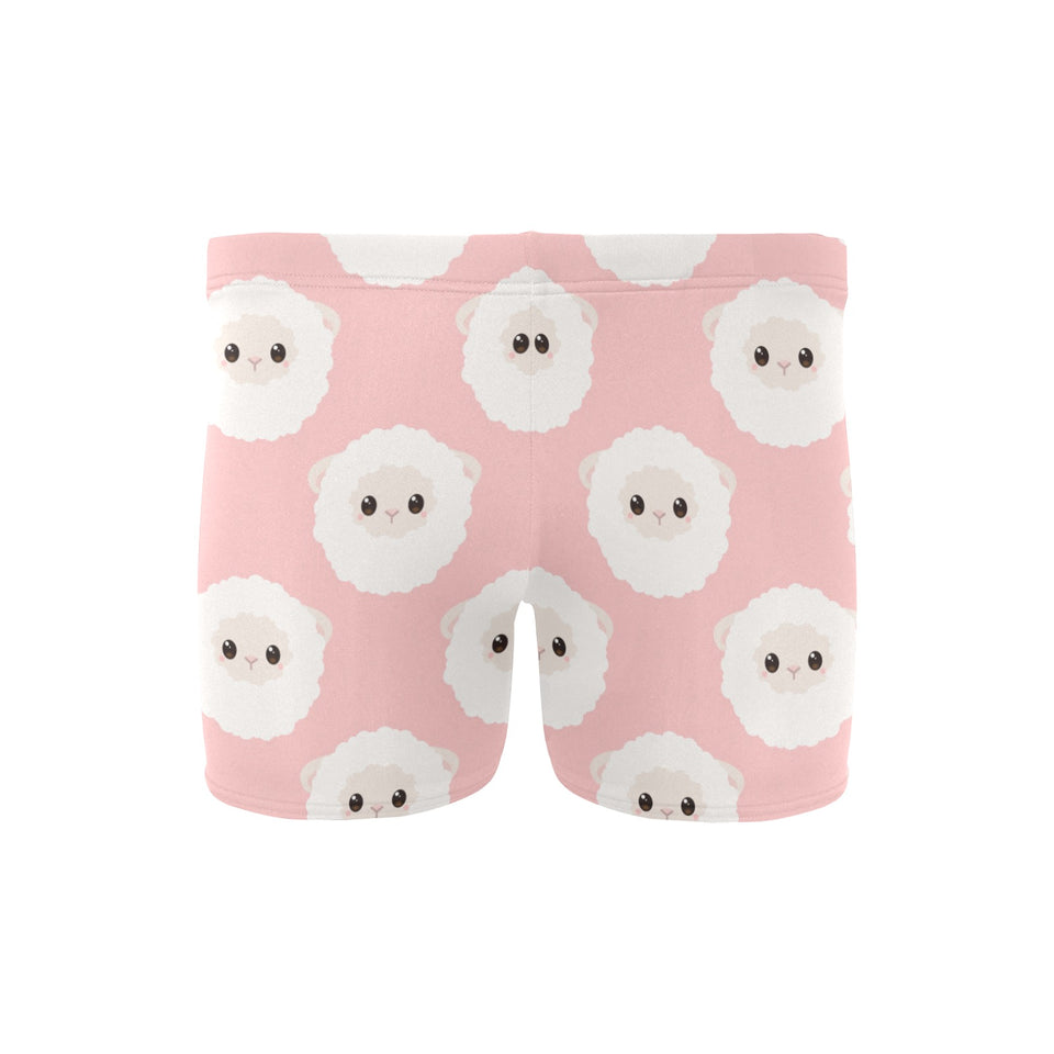 Cute sheep pattern Men's Swimming Trunks