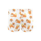 Brown pomeranian pattern Men's Swimming Trunks