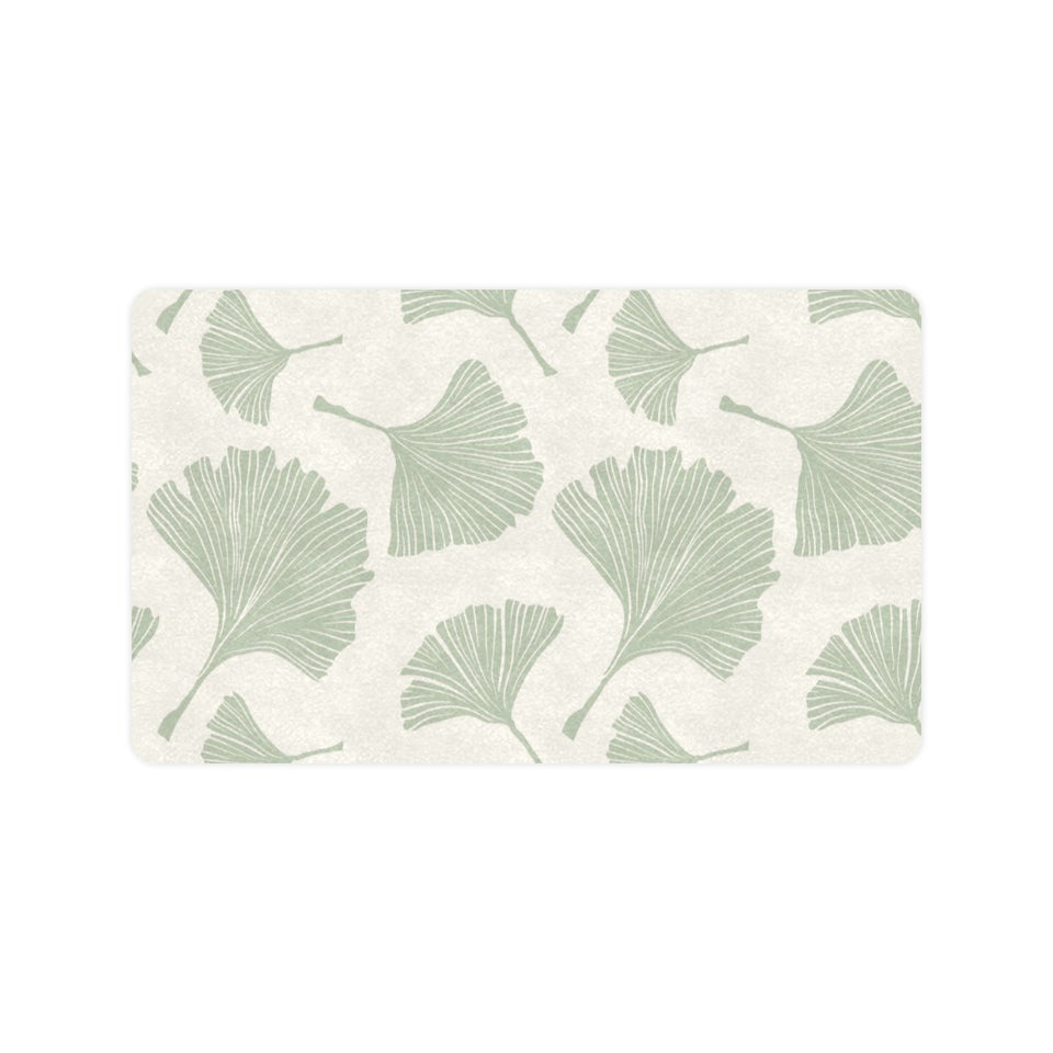 Ginkgo leaves pattern Doormat