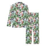 Hummingbird Pattern Print Design 05 Women's Long Pajama Set