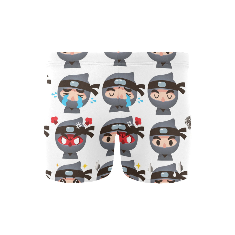 Cute ninja design pattern Men's Swimming Trunks