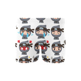Cute ninja design pattern Men's Swimming Trunks