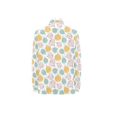 colorful onions white background Women's Long Sleeve Polo Shirt