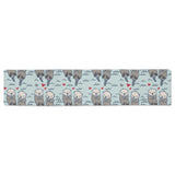 Lovely Sea Otter Pattern Table Runner