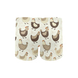 Cute rooster chicken cock Men's Swimming Trunks
