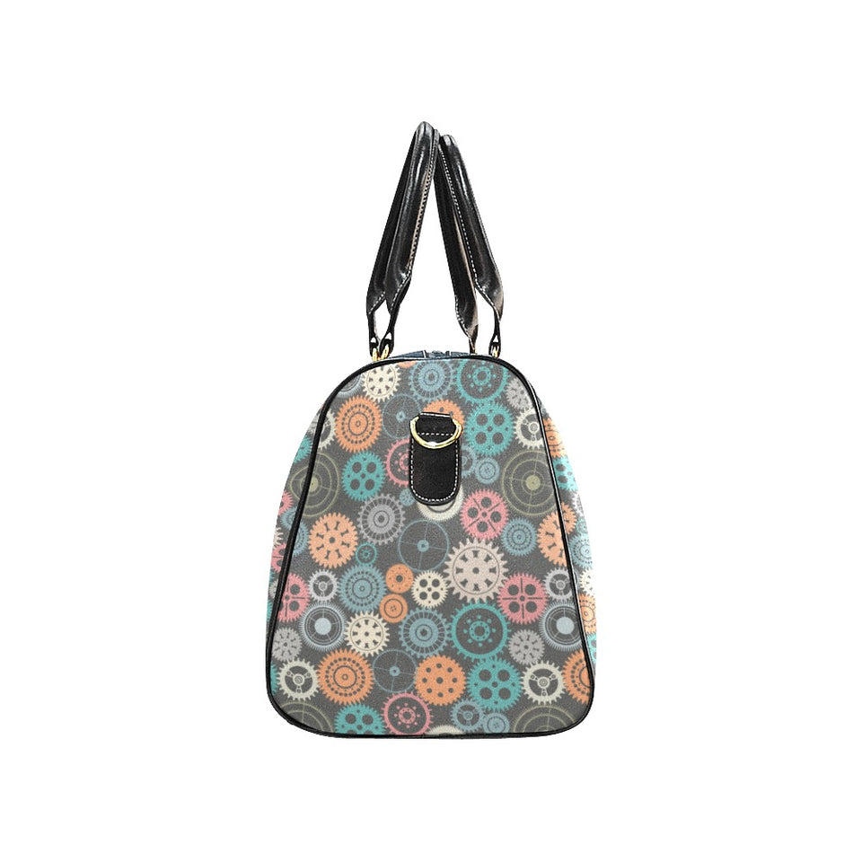 Gear Pattern Print Design 05 Travel Bag
