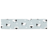 Sheep polka dot cloud pattern Table Runner