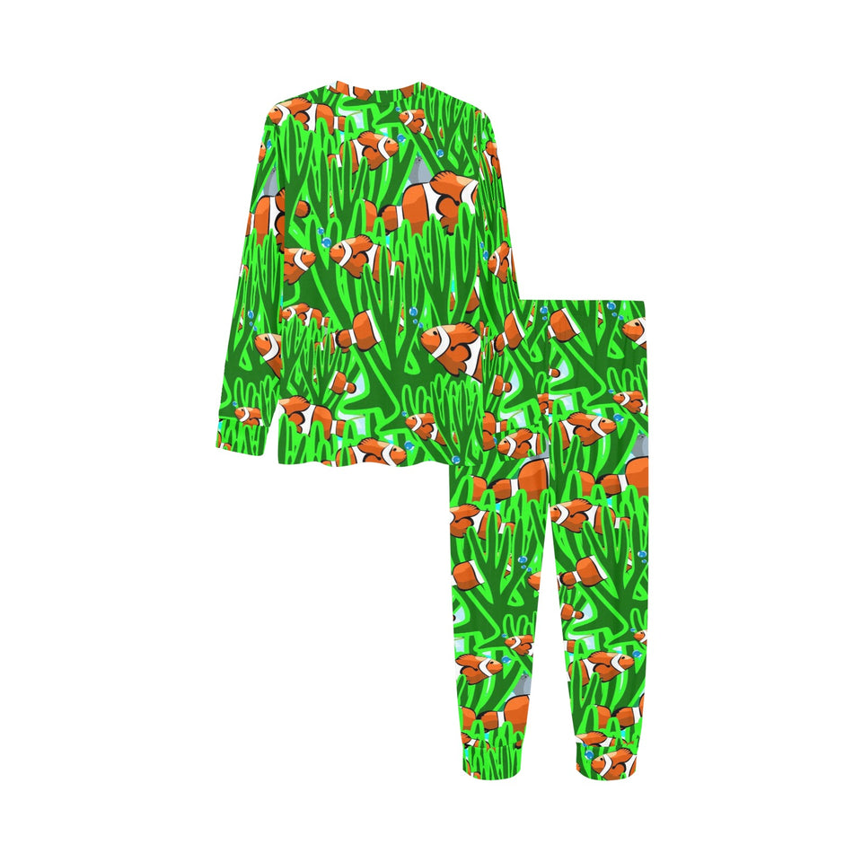 Clown Fish Pattern Print Design 01 Kids' Boys' Girls' All Over Print Pajama Set