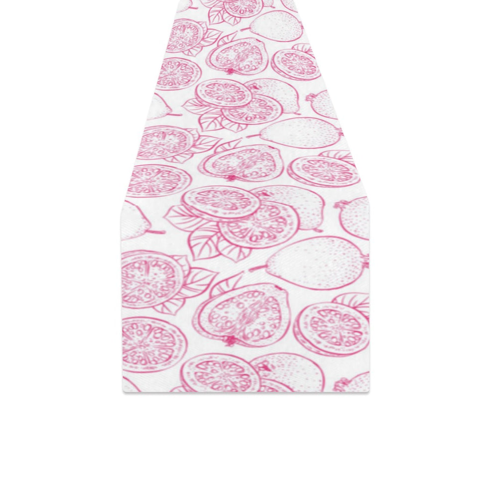 Sketch guava pattern Table Runner