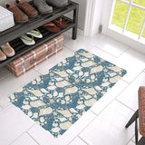 Sea turtle Polynesian Tribal design pattern Doormat
