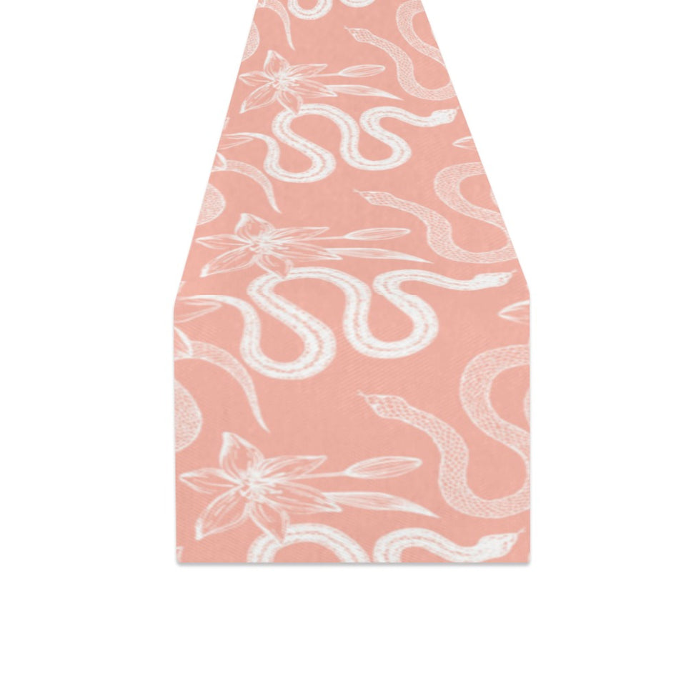 Snake lilies flower pattern Table Runner