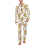 Corn Pattern Print Design 02 Men's Long Pajama Set