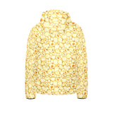 Popcorn Pattern Print Design 04 Kids' Boys' Girls' Padded Hooded Jacket