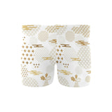 Beautiful gold japanese pattern Men's Swimming Trunks