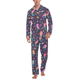 beautiful mermaid Fish jellyfish algae other marin Men's Long Pajama Set