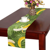 Banana Palm Leaves pattern Table Runner