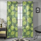 Hop pattern Hop cone background Gauze Curtain
