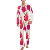 dragon fruits design pattern Men's Long Pajama Set