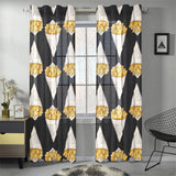 French fries dark background Gauze Curtain