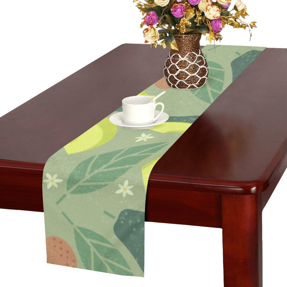Avocado pattern Table Runner
