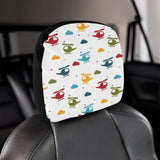 Colorful helicopter pattern Car Headrest Cover