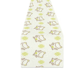 Cute cartoon frog baby pattern Table Runner