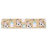 Cow bottle of milk pattern Table Runner