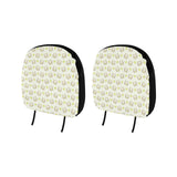 Cute cartoon frog baby pattern Car Headrest Cover