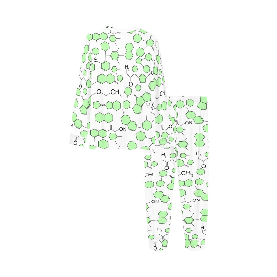 Chemistry Periodic Table Pattern Print Design 03 Kids' Boys' Girls' All Over Print Pajama Set