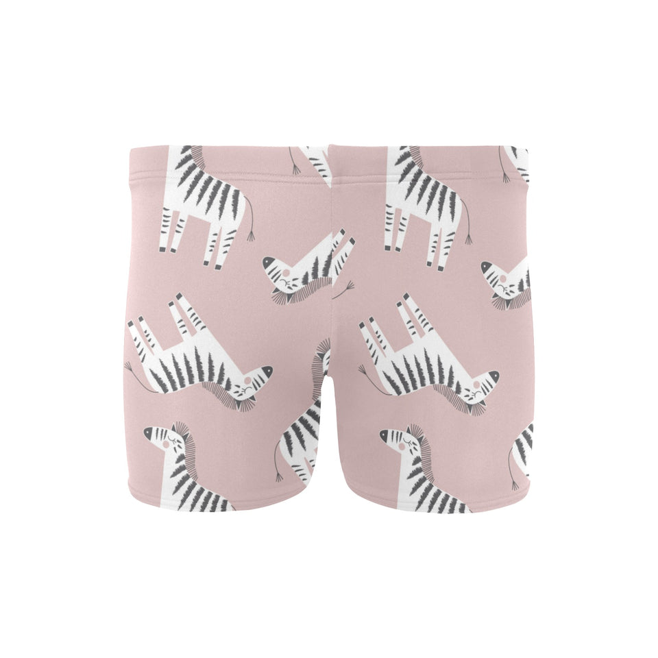 Cute zebra pattern Men's Swimming Trunks