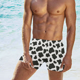Cow skin pattern Men's Swimming Trunks