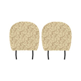 hand drawn peanuts pattern Car Headrest Cover
