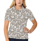 Stingray Pattern Print Design 05 Women's All Over Print Polo Shirt