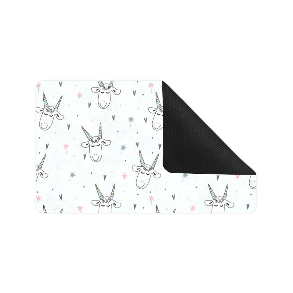 Cute goat design pattern Doormat