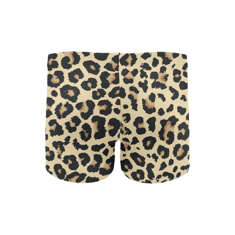 Leopard print design pattern Men's Swimming Trunks
