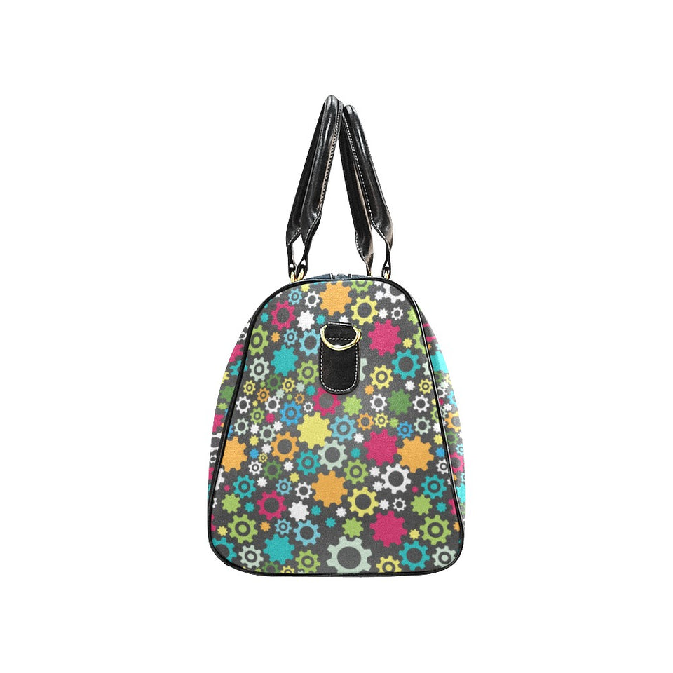 Gear Pattern Print Design 03 Travel Bag